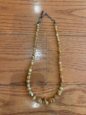 Mine Finds by Jay King Amber Nugget Beaded Necklace Southwestern Boho